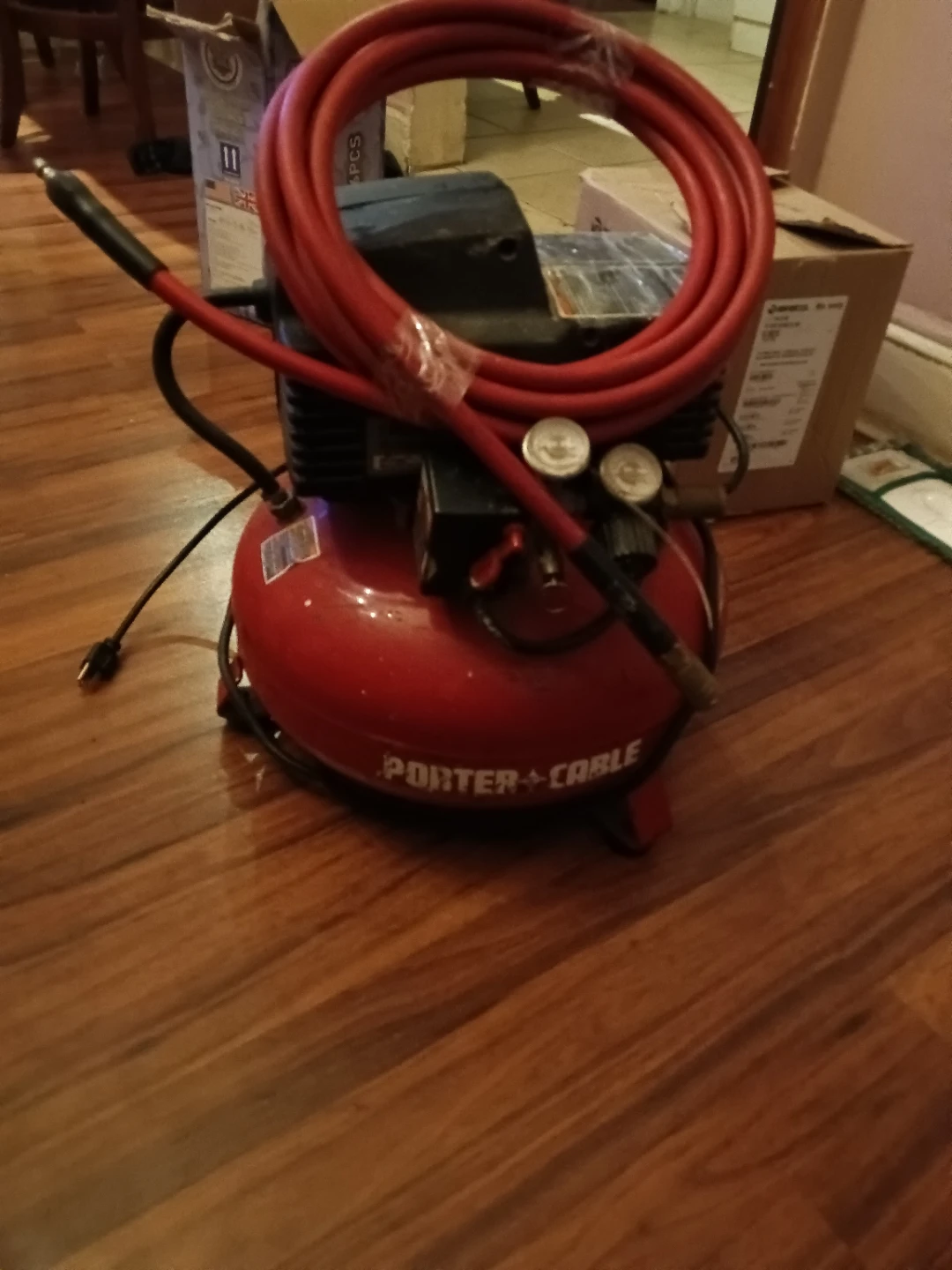 Porter-Cable Air Compressor with Hose