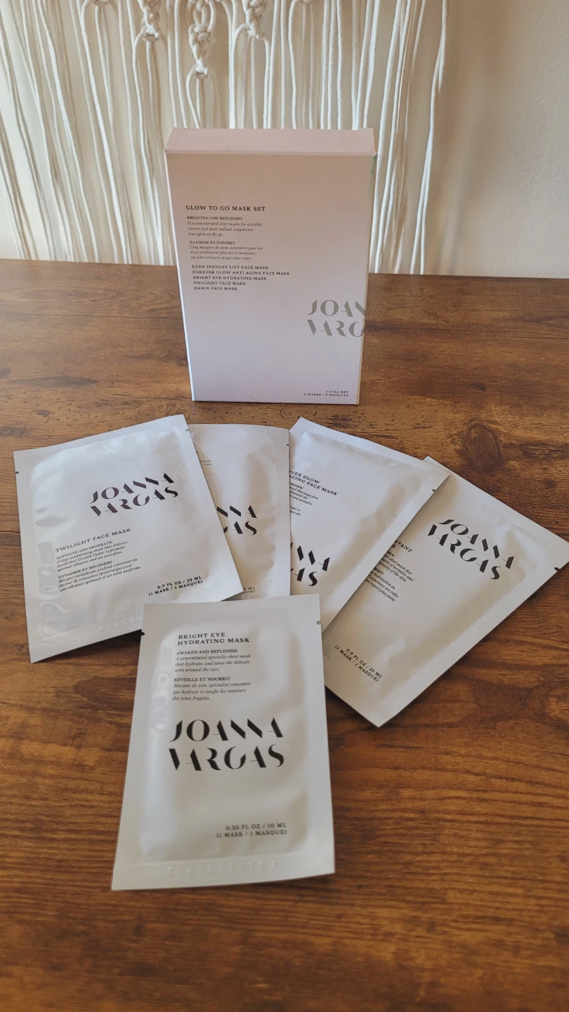 Luxury Joanna Vargas Glow To Go Mask Set – New & Unopened