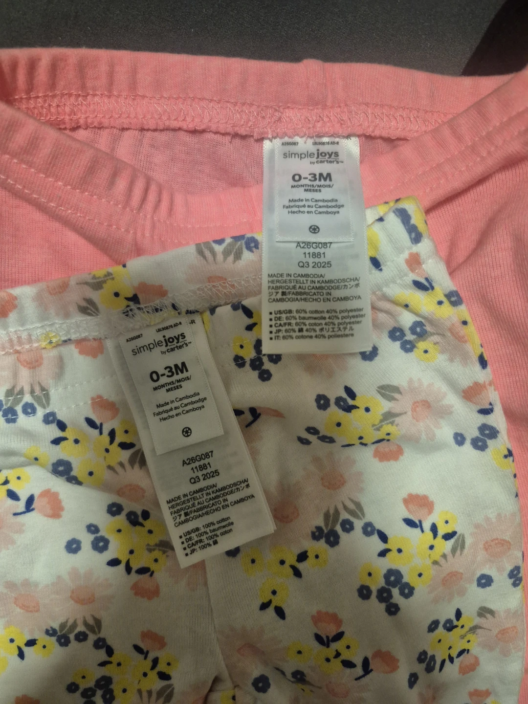 BNWOT - Carter's Baby Leggings - photo 3