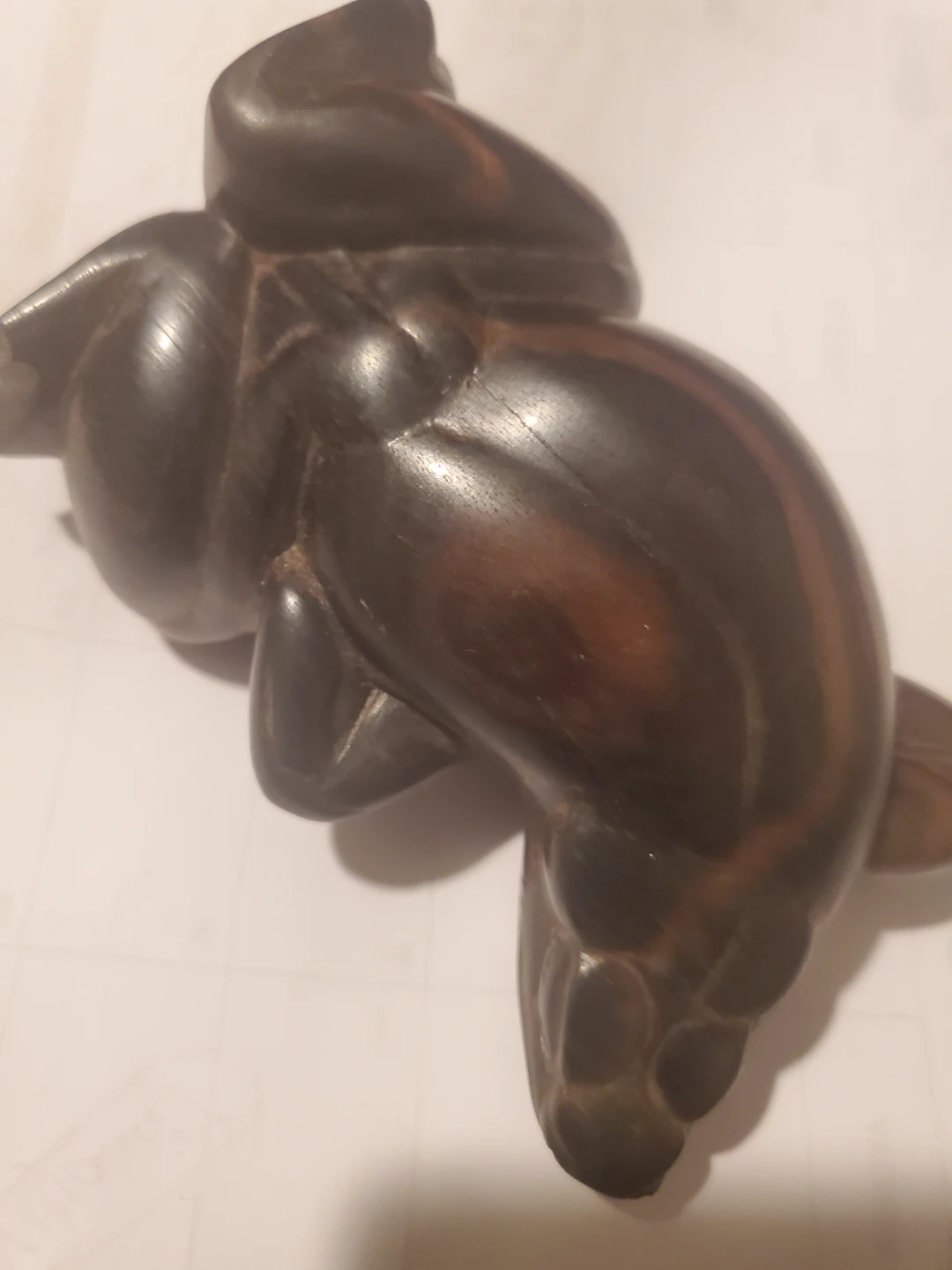 Wooden Frog Figurine - photo 2