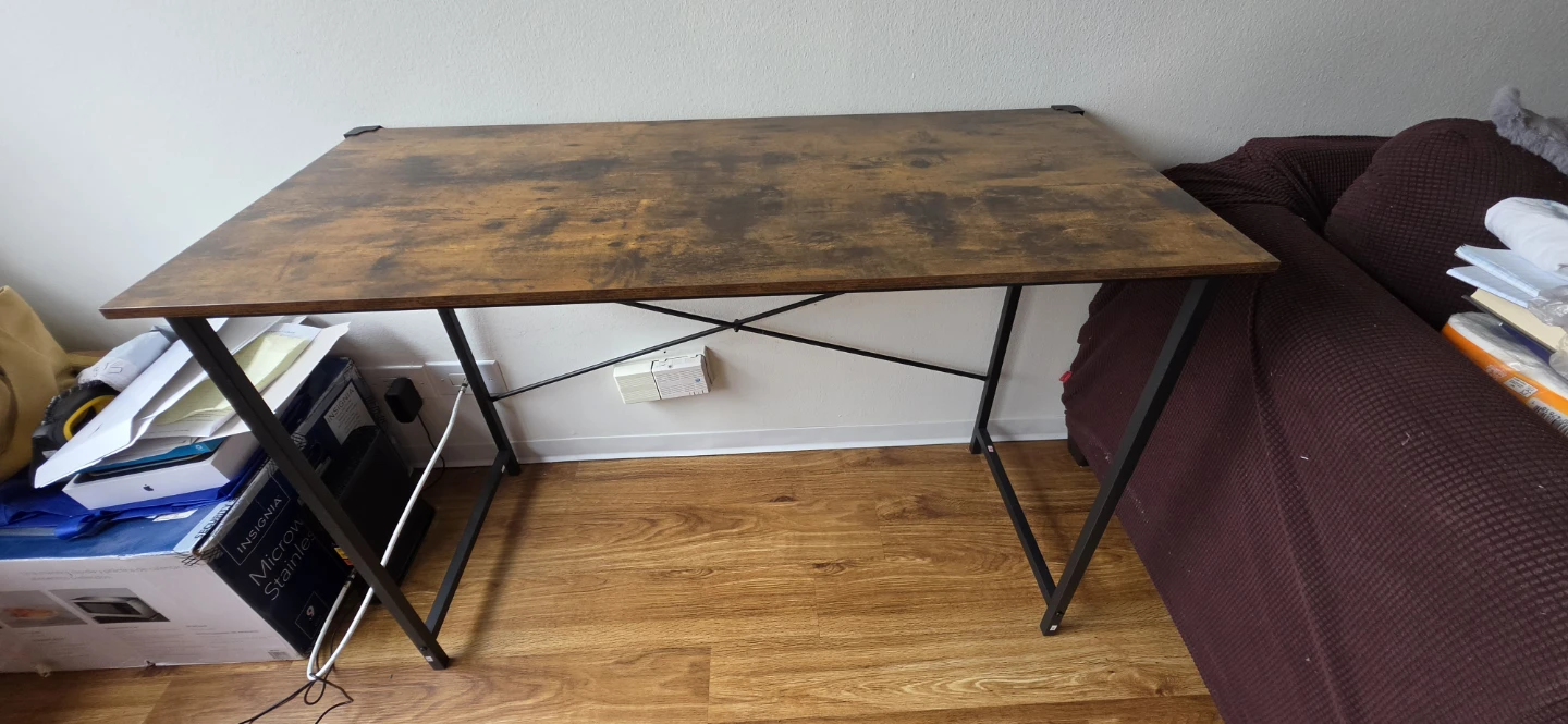 Rustic Wood Grain office Desk