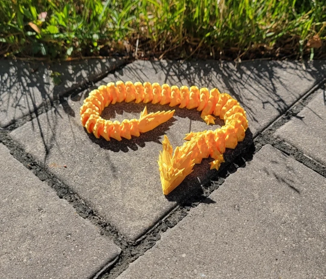 3D Printed Articulated Dragon (10 Colors Available) - photo 2