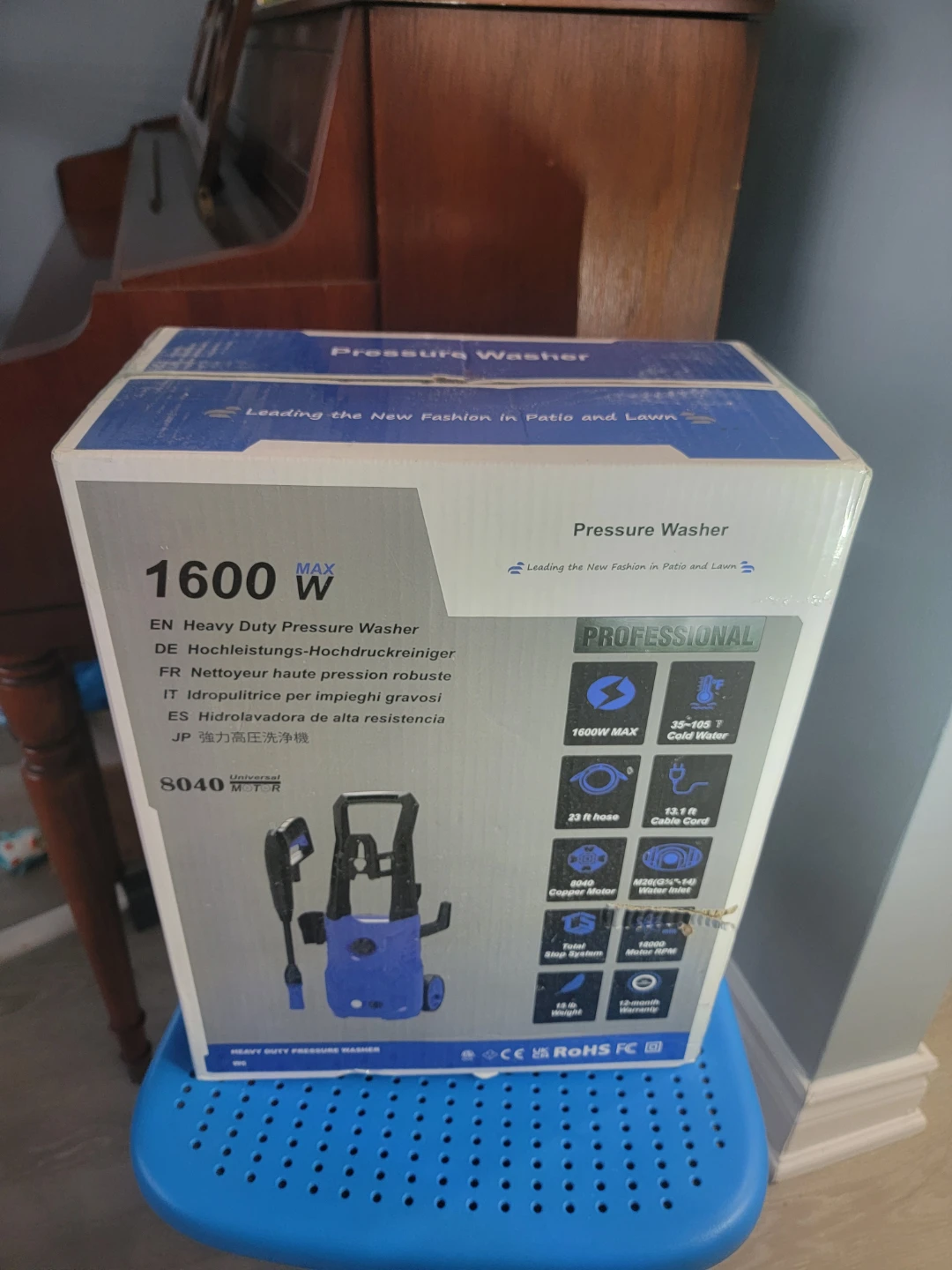1600W Heavy Duty Pressure Washer
