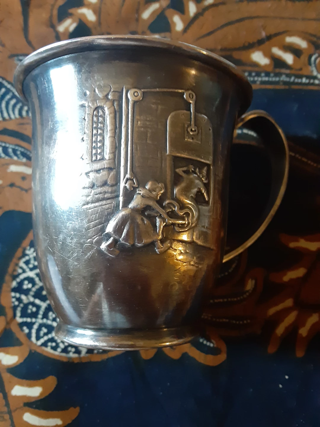 Vintage Sterling Silver Christening Cup - photo 3