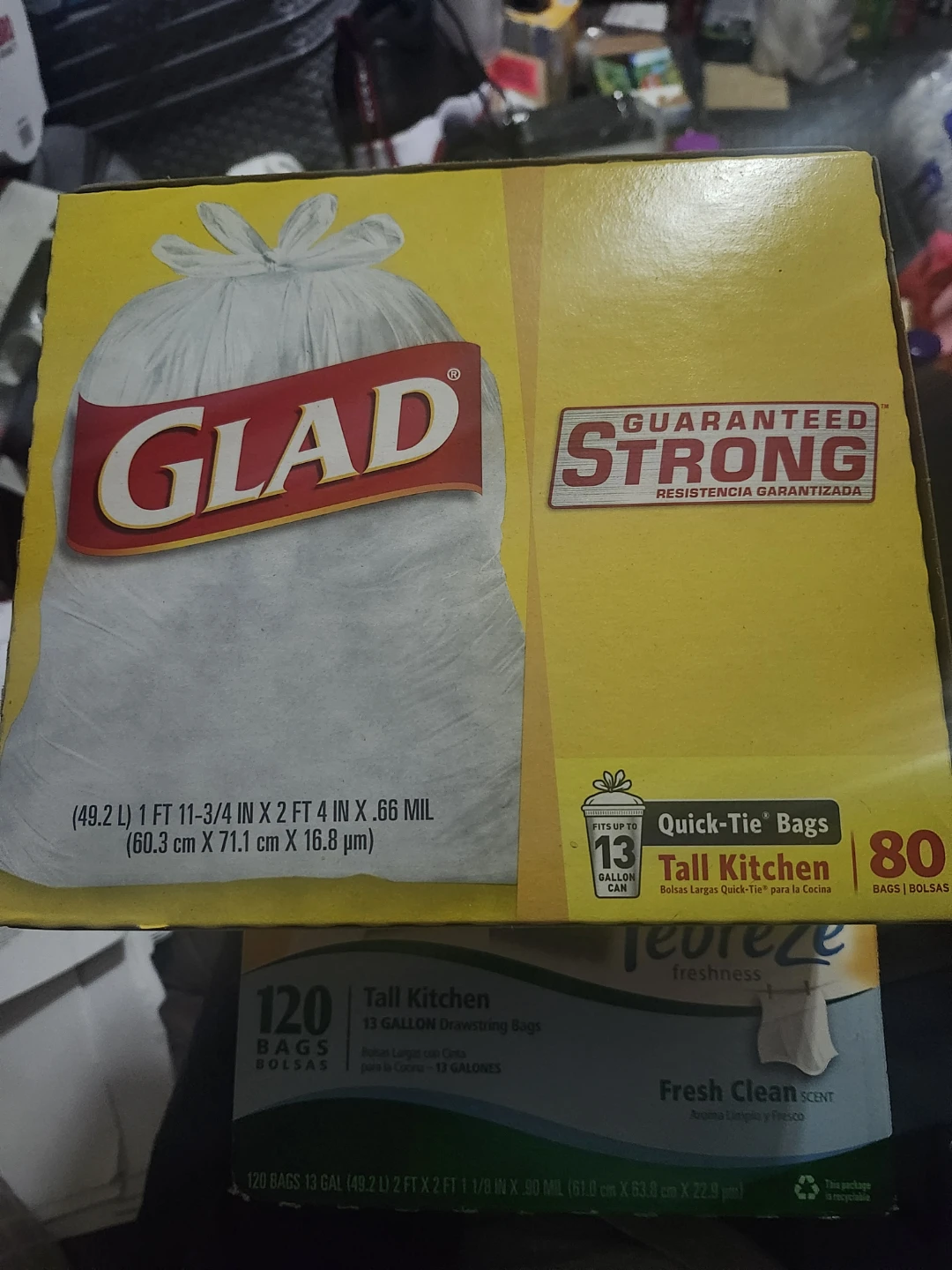 Glad Tall Kitchen Trash Bags - 80 Count