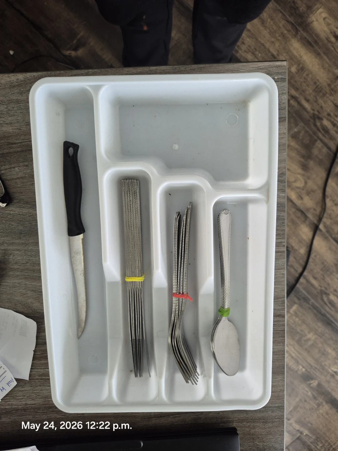 Cutlery Set with Utensil Tray