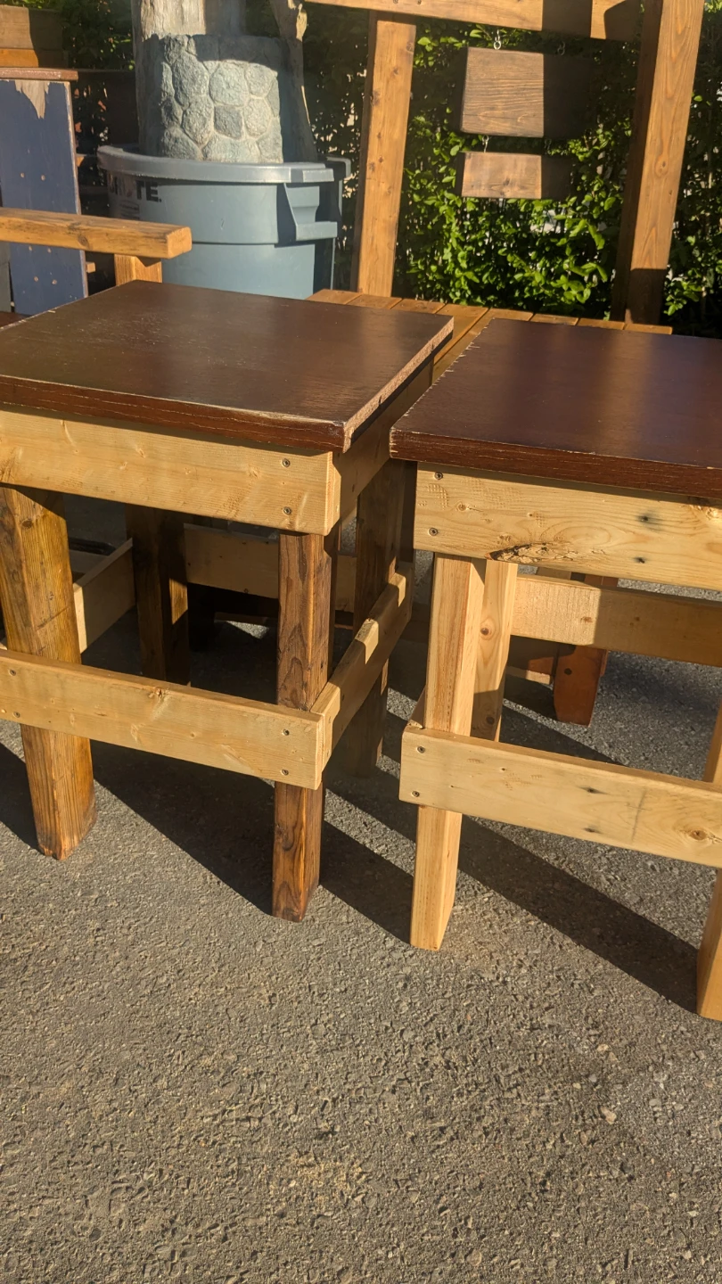 Custom 4 Piece Wooden Patio Furniture Set - photo 3