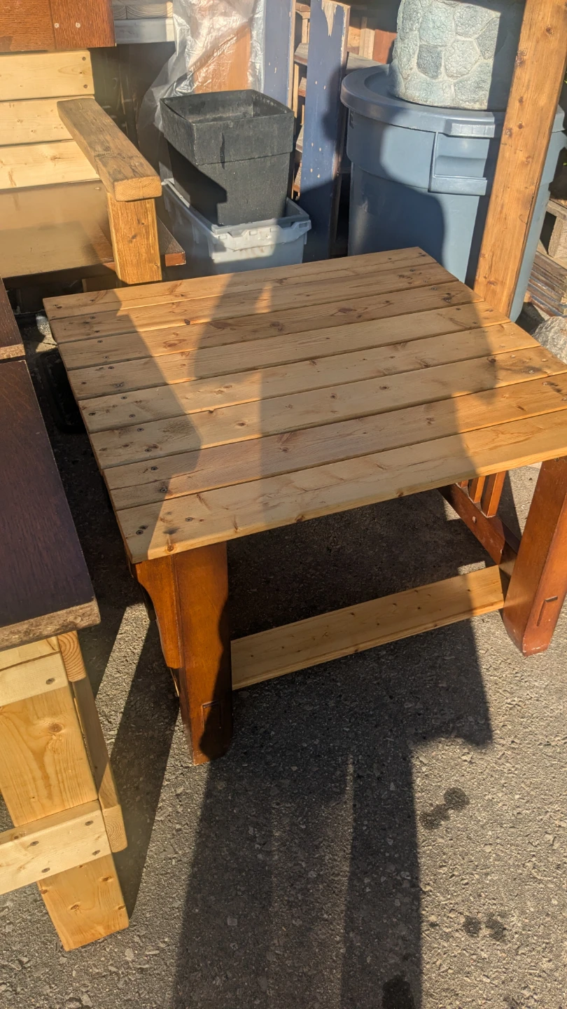 Custom 4 Piece Wooden Patio Furniture Set - photo 4