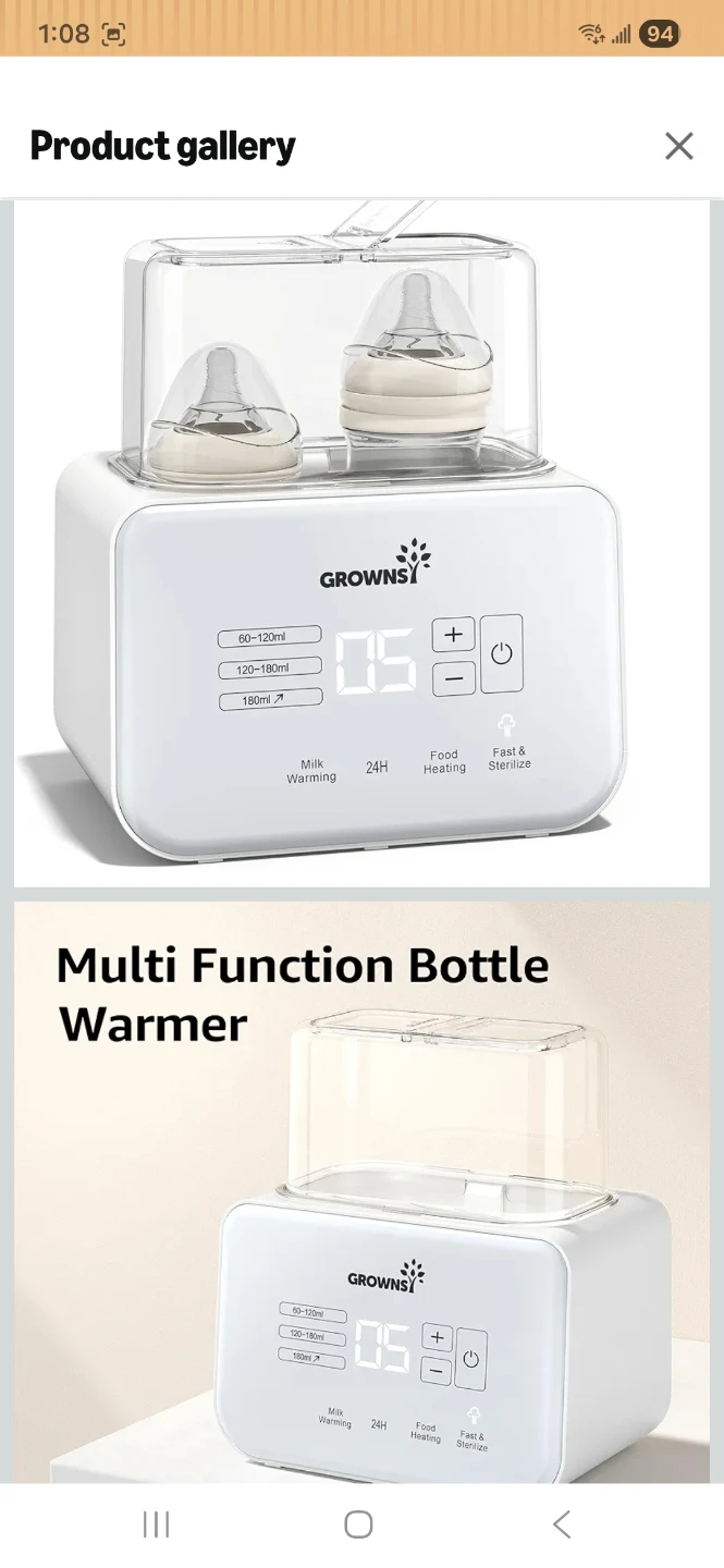GROWNSi Multi Function Bottle Warmer