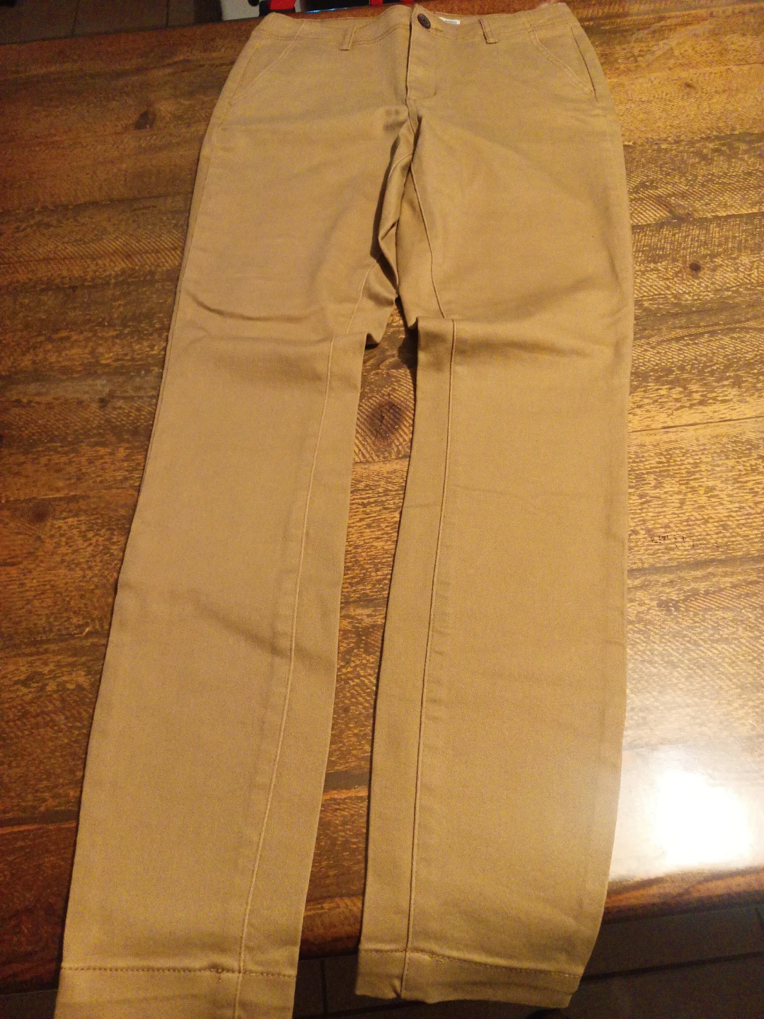 A New Day Women's Tan Chino Pants Size 8 - photo 2