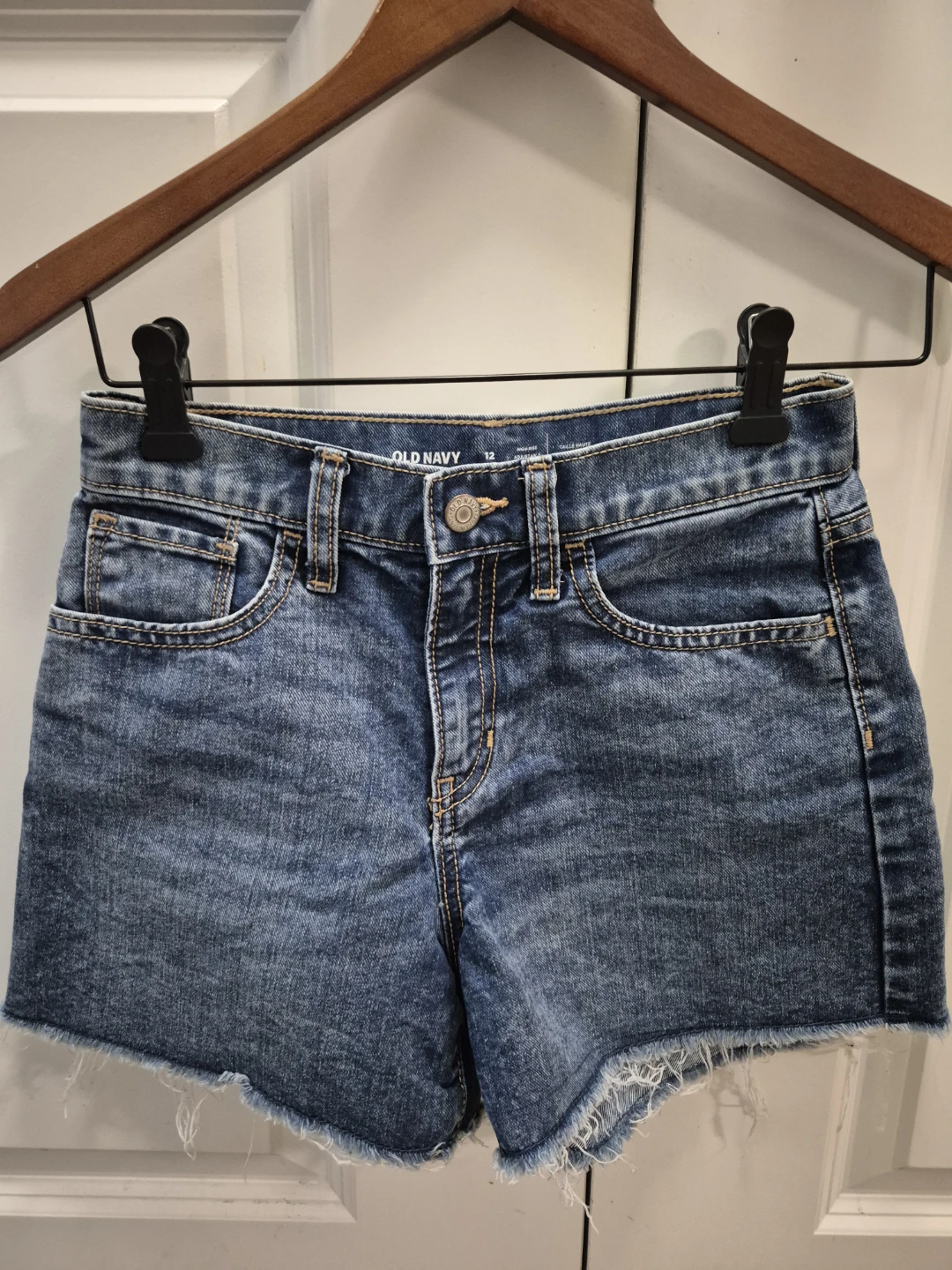 Old Navy Girls  Denim Shorts Size 12 - photo 4