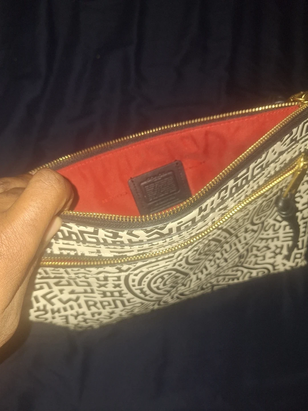Coach Crossbody Bag with Doodle Print - photo 4