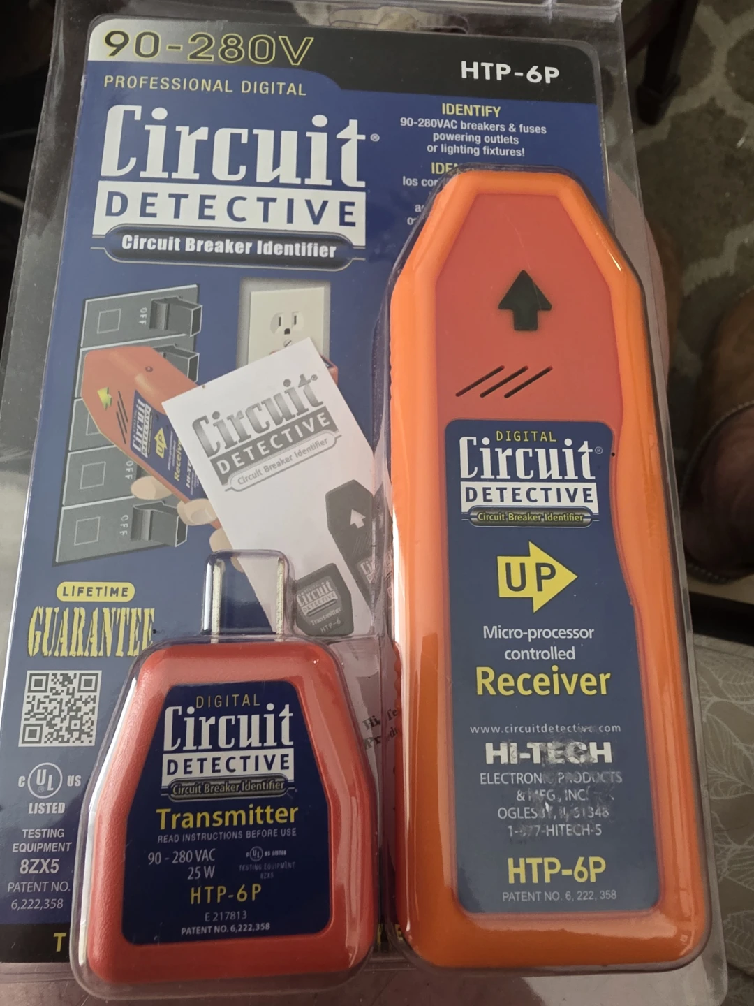 Digital Circuit Detective HTP-6P Circuit Breaker Identifier