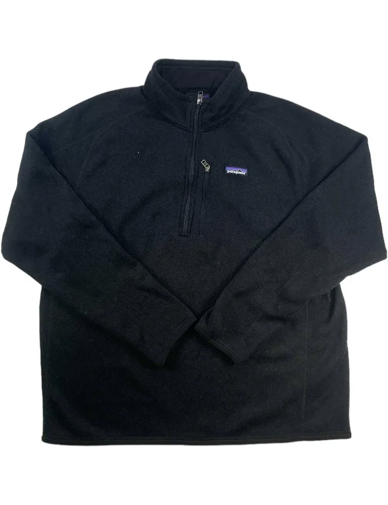 Patagonia Black Quarter-Zip Better Sweater