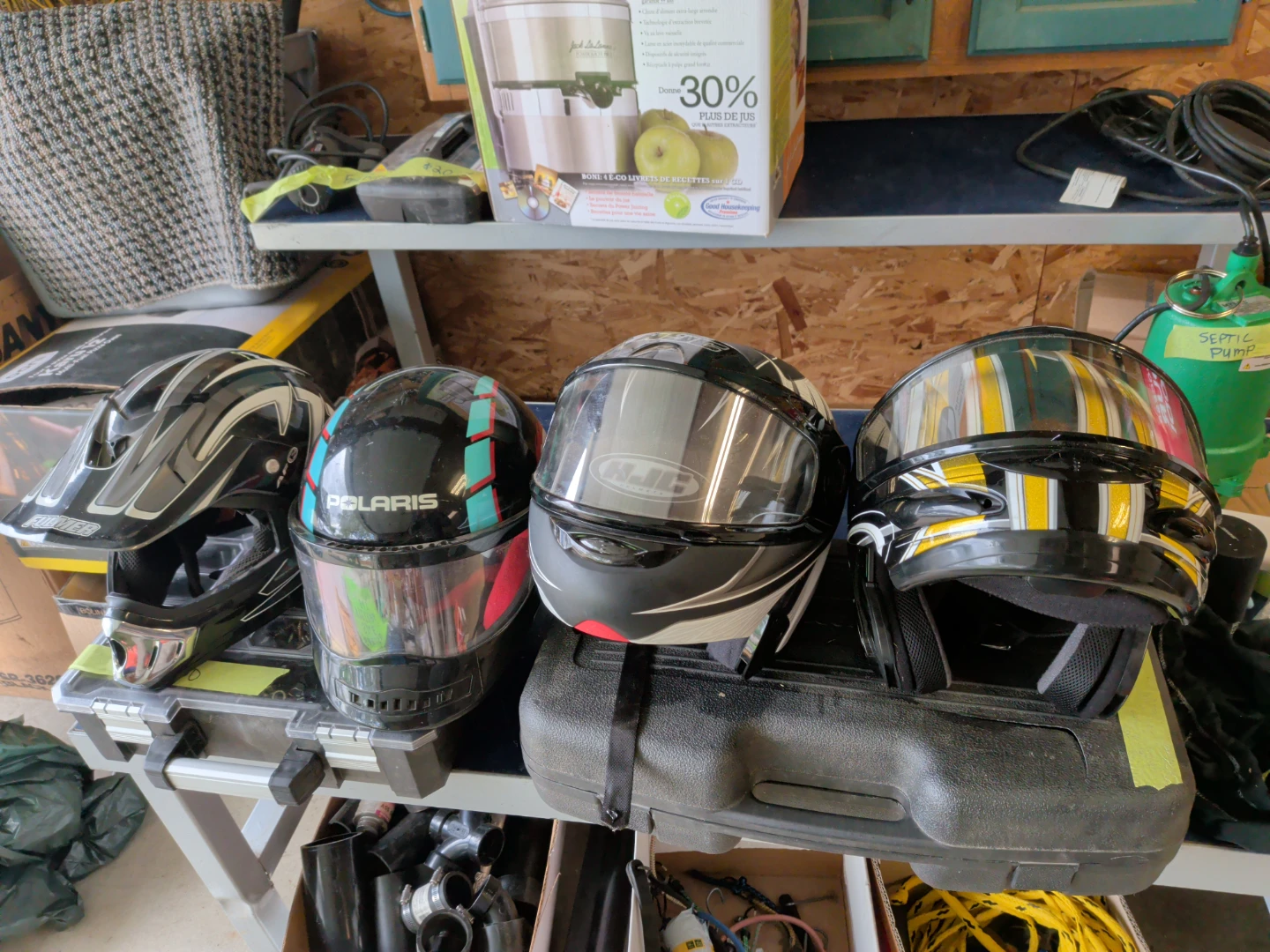 Assorted Motorcycle Helmets