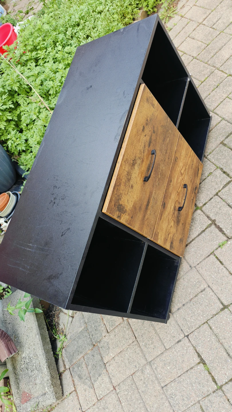 Storage Unit with 2 Drawers and Shelves - photo 2