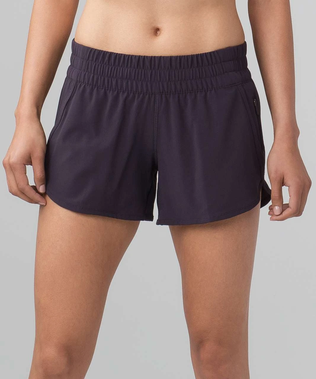 🆕 lululemon athletica Women's Dark Purple Shorts - Size 6 - photo 4