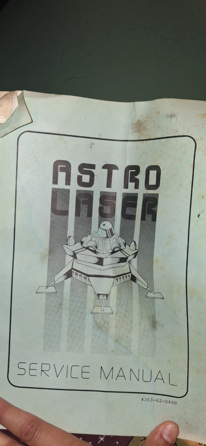 FULLY WORKING Astro Laser Arcade Game CABINET SET - photo 5