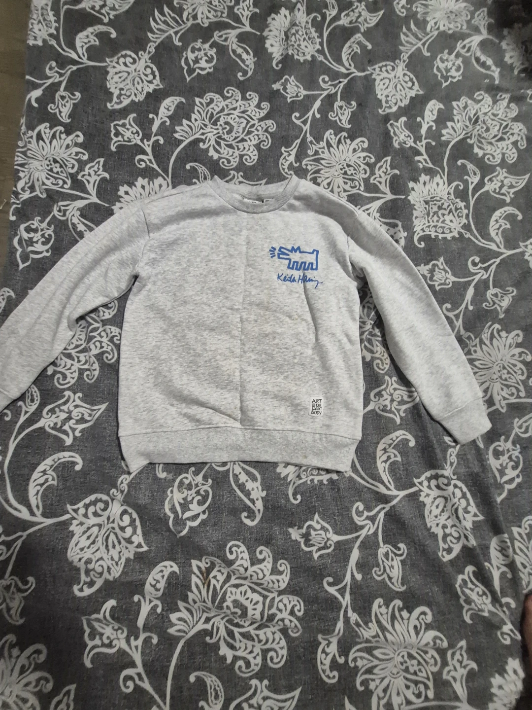 Keith Haring Baby Grey Sweatshirt