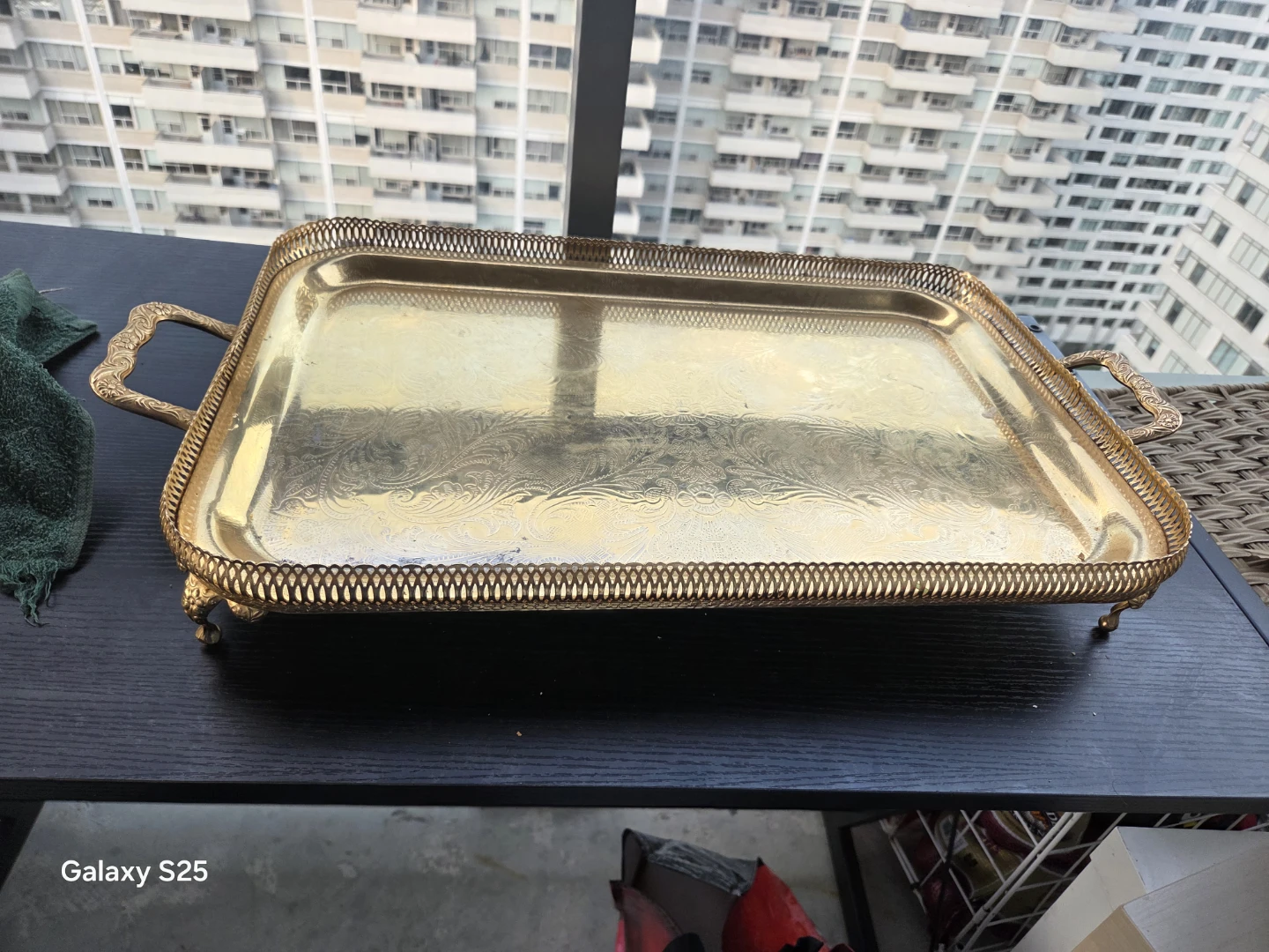 Decorative Gold Serving Tray - photo 3