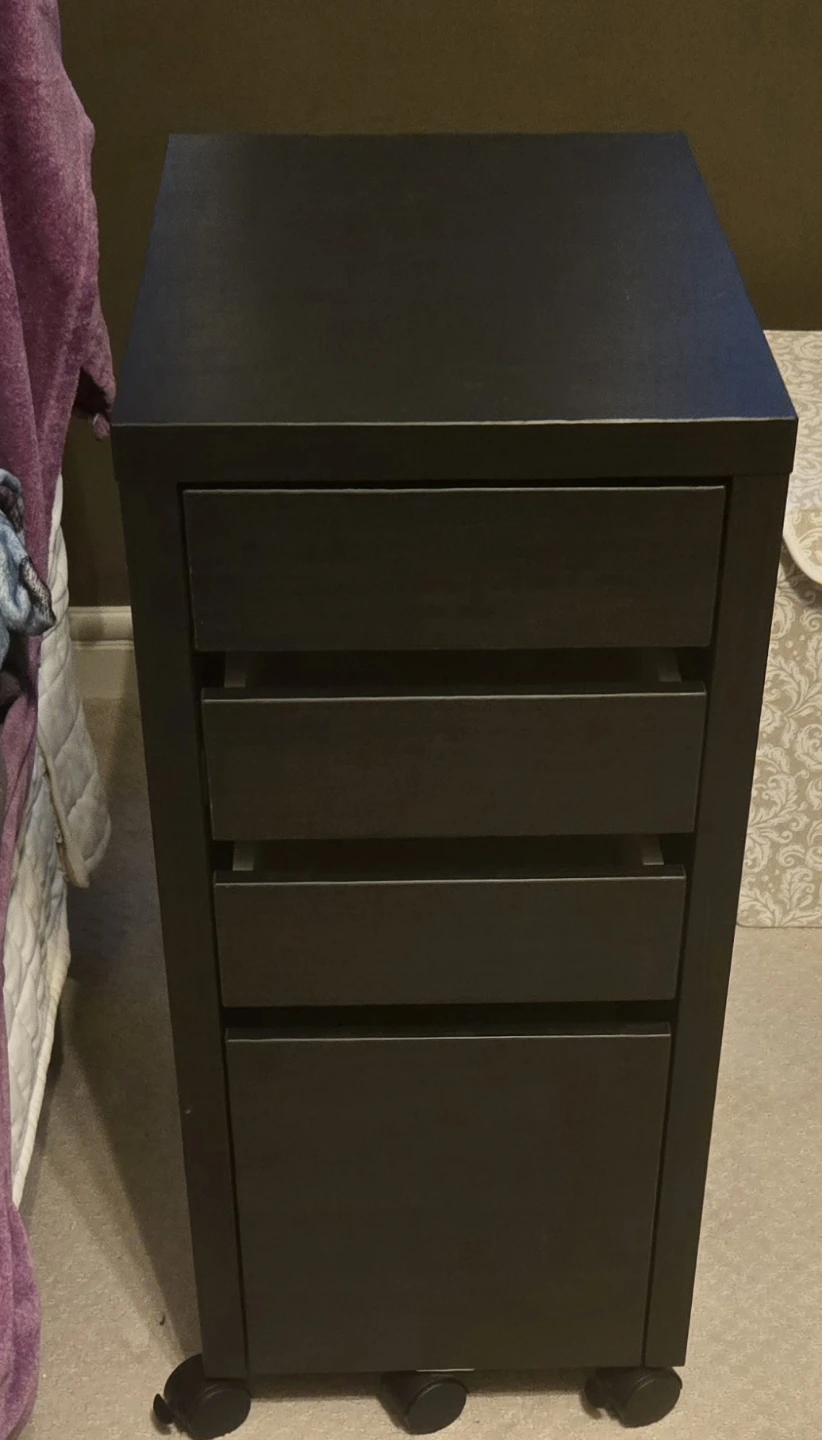 Two Ikea Micke drawer/filing units/storage