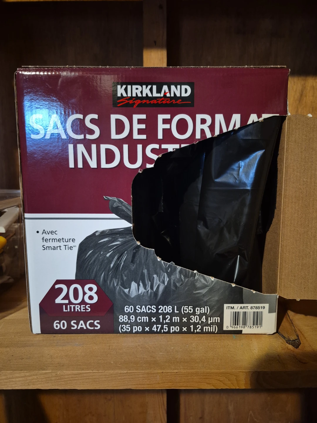 Costco XL Garbage Bags: Box of Giant Bags - photo 2
