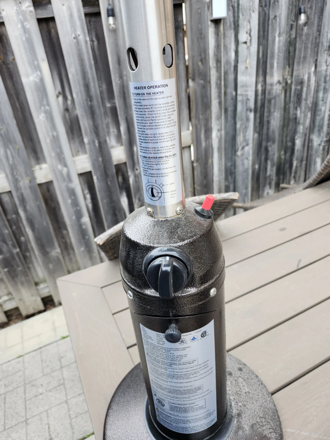Table Top Patio Heater - photo 2