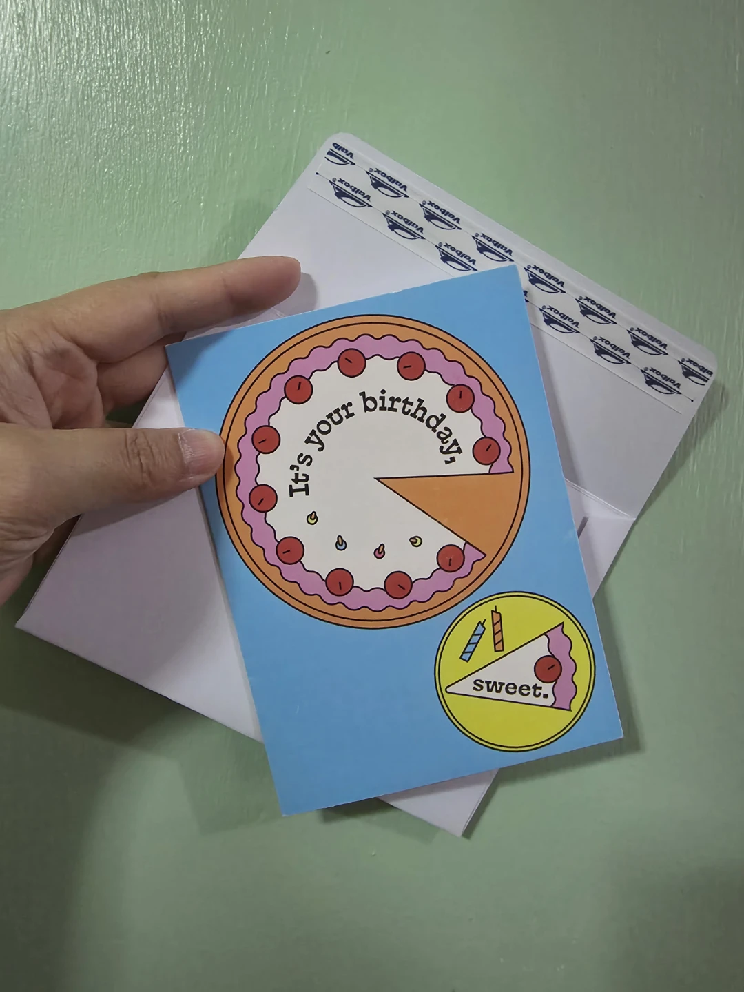 Blue Birthday Card with Envelope ⚽️