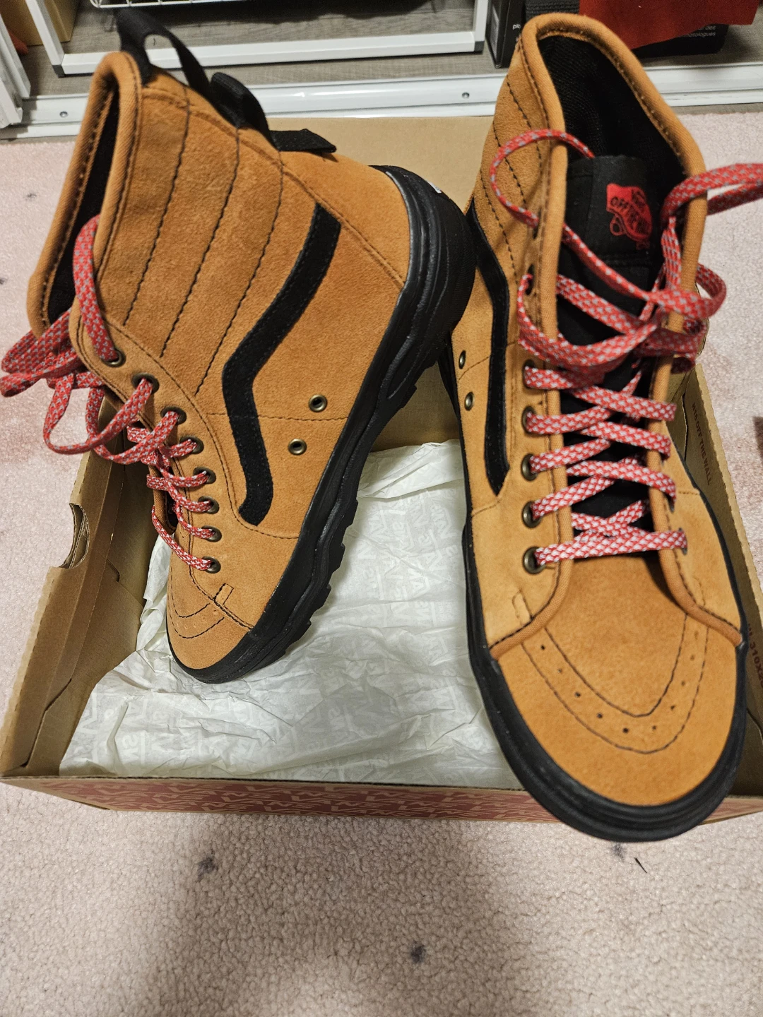 (NEW)M7/W8.5 Vans Sk8-Hi Suede Boots - photo 4