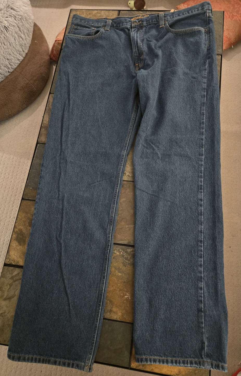 Men's Eddie Bauer Loose Fit Jeans. 42x36. - photo 2