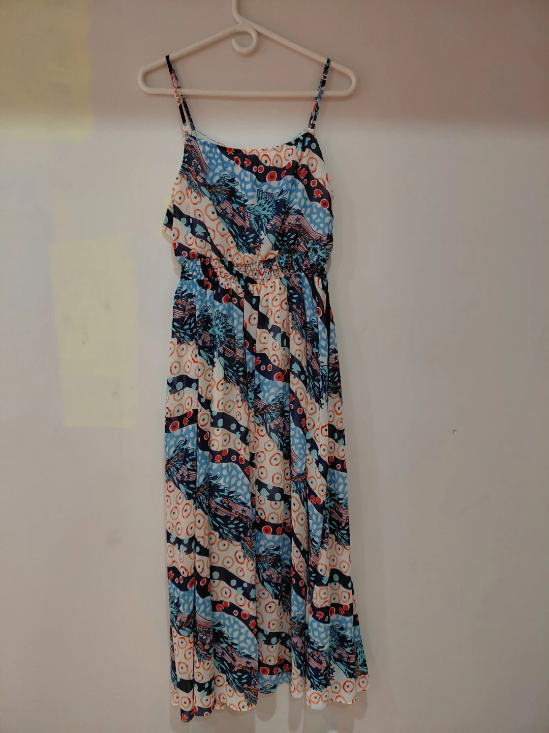 Maxi dress with spaghetti straps - photo 2