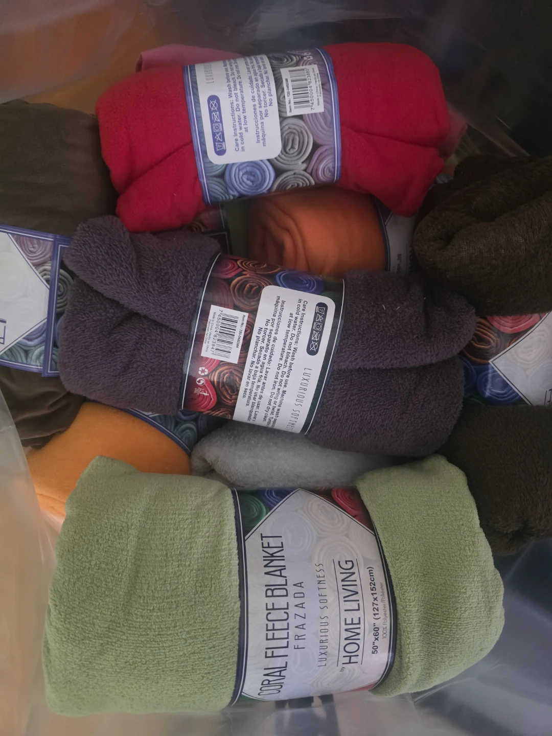Home Living Polar Fleece Blanket - assorted color - photo 3
