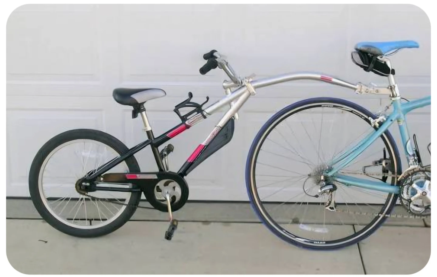Copilot Weeride (Single-wheel "tag-along" trailer bike) - photo 2