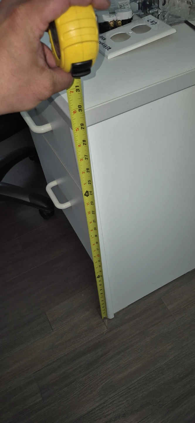White Desk with Drawers - photo 5