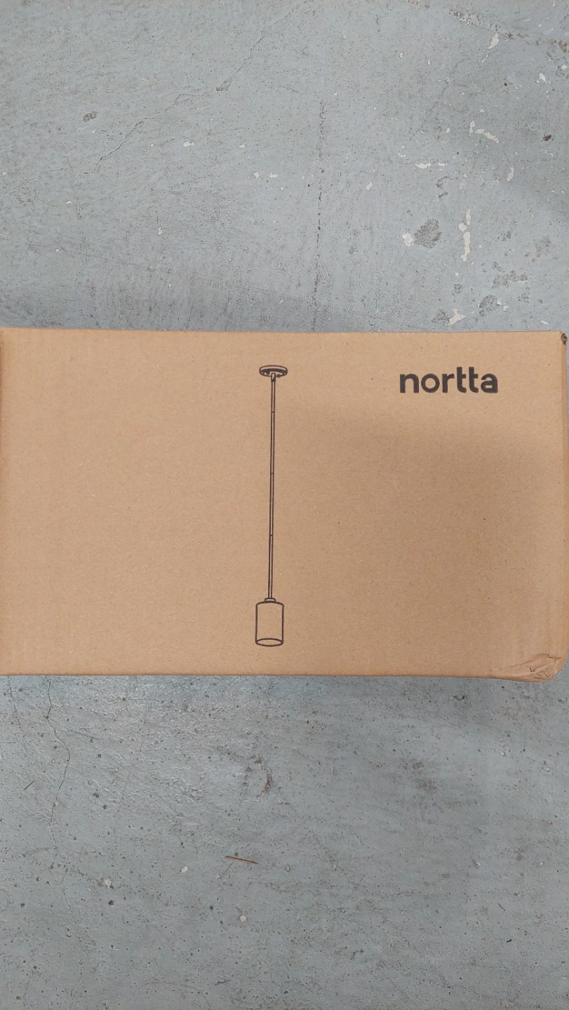 Nortta Brass Pendant Light with Clear Glass Shade - photo 4