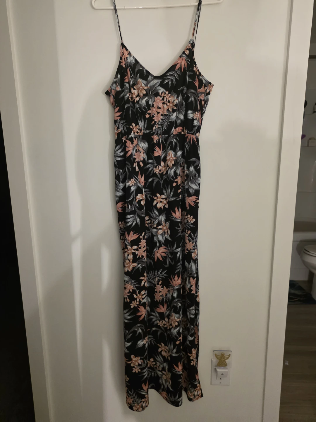 Black Floral Maxi Dress