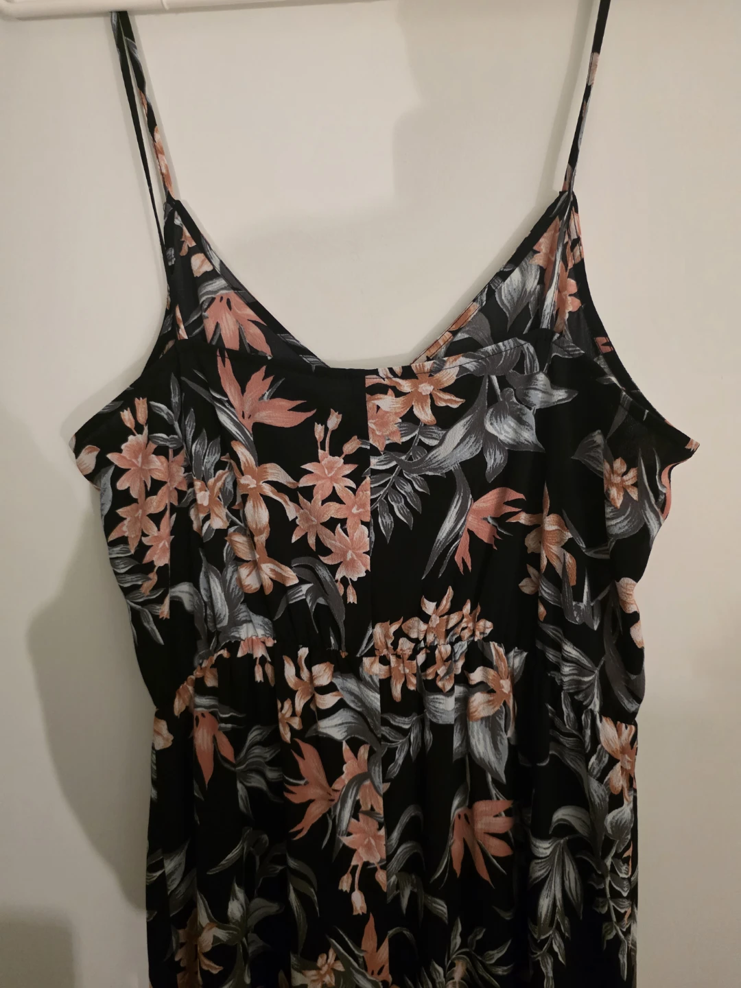 Black Floral Maxi Dress - photo 5