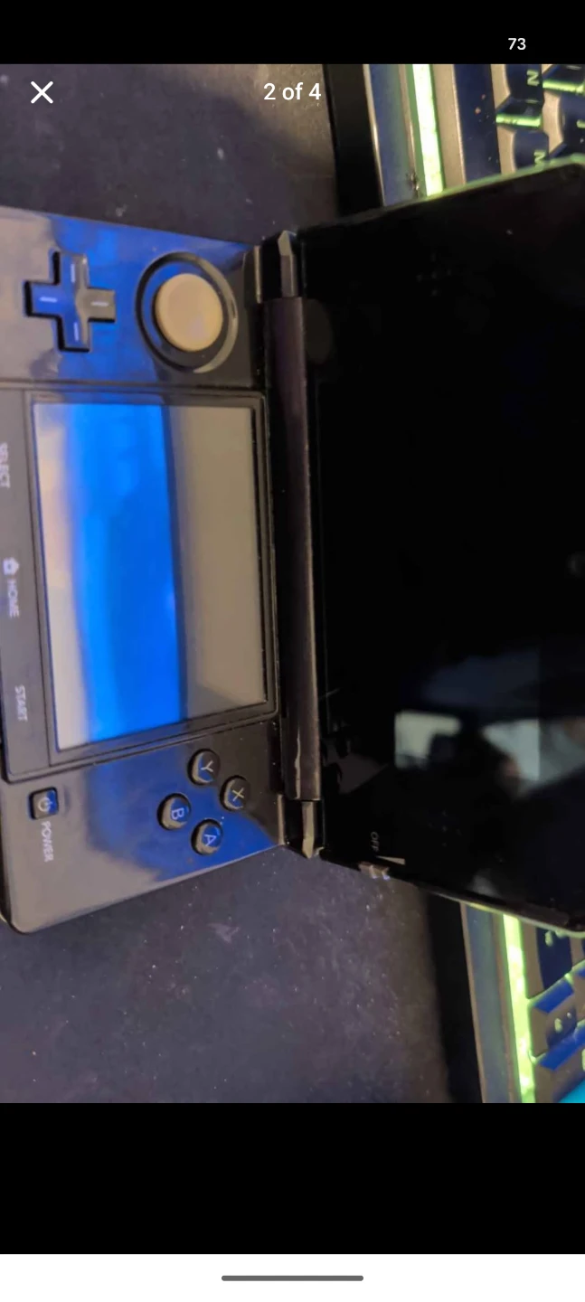 Pre-Jailbroken Original Nintendo 3DS + Charger - photo 3