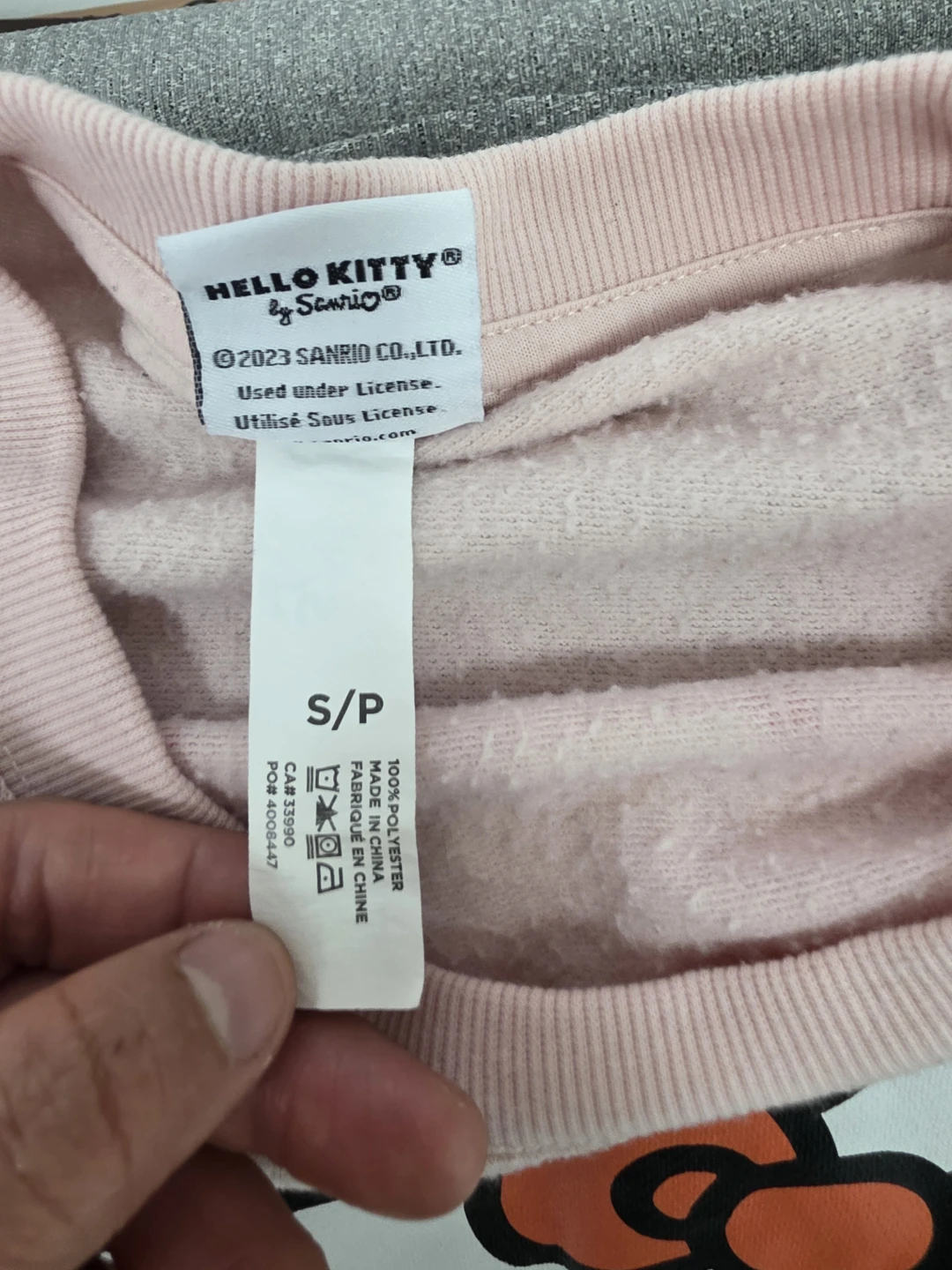 Hello Kitty Pink Crewneck Sweatshirt - photo 2