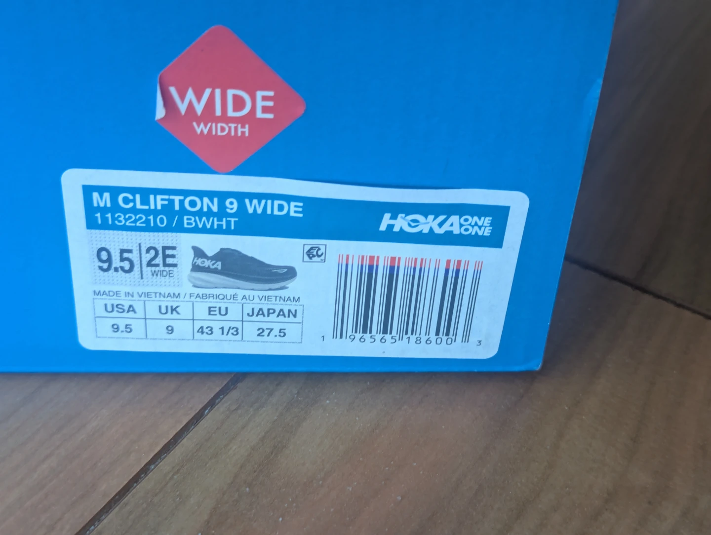 Hoka Clifton 9 Wide Men's Running Shoes - photo 2