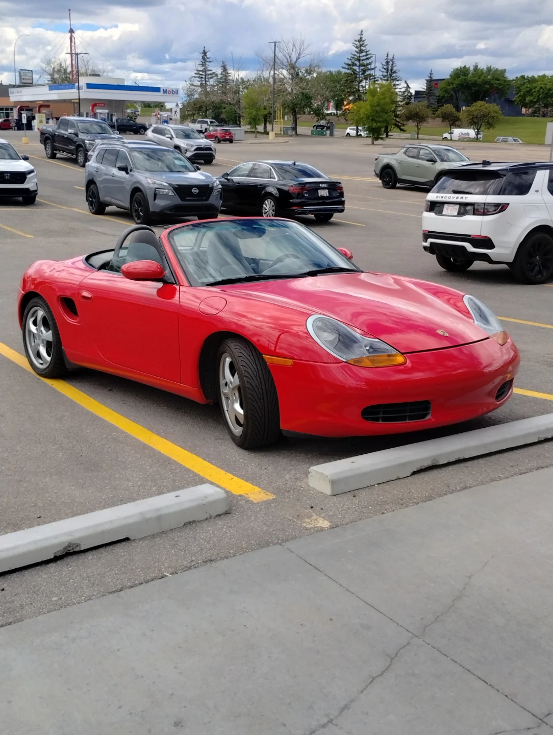 Red Porsche Boxster Convertible very low miles - photo 2