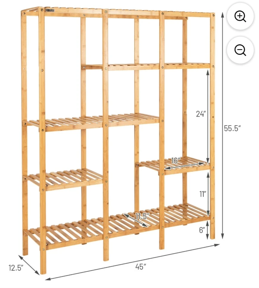 Bamboo Plant Stand Shelf - photo 3
