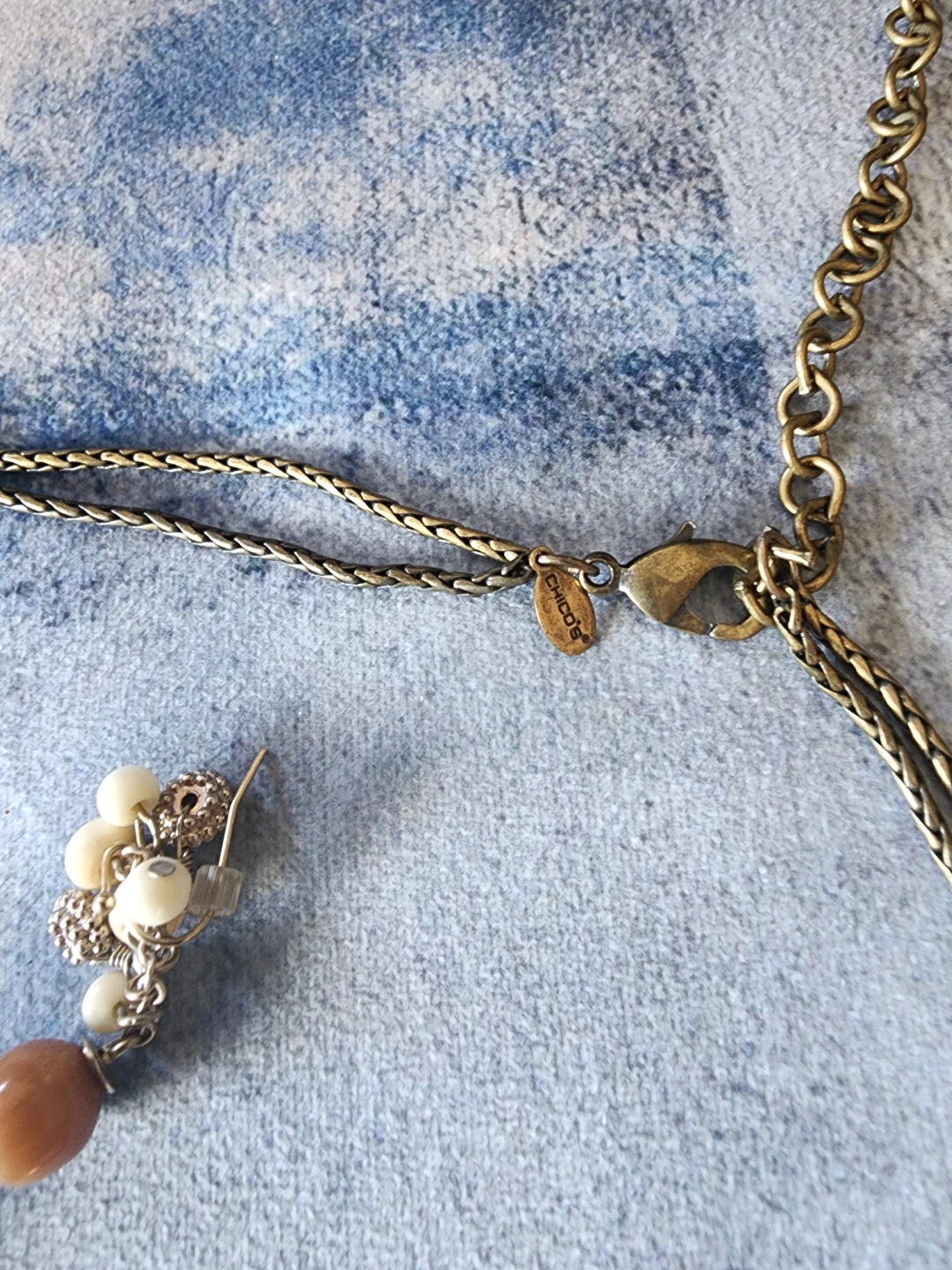 Chico's Beaded Necklace and Earring Set - photo 2