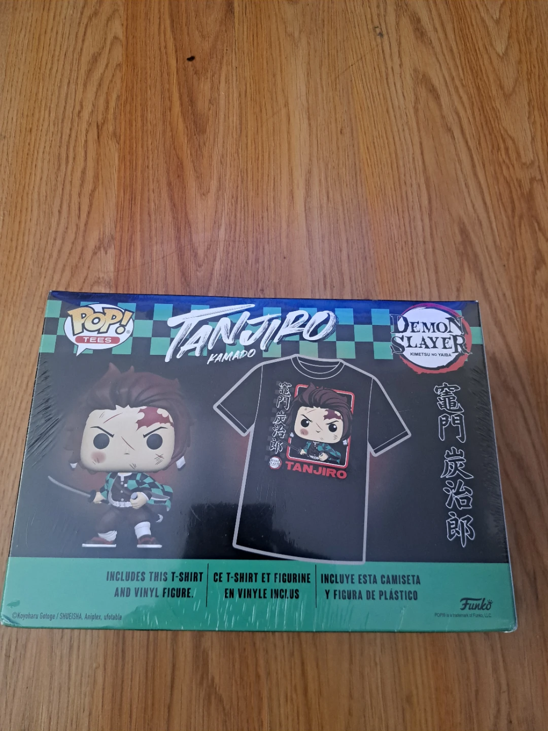 Funko Pop! Tees Tanjiro Kamado T-Shirt & Vinyl Figure Set - photo 2