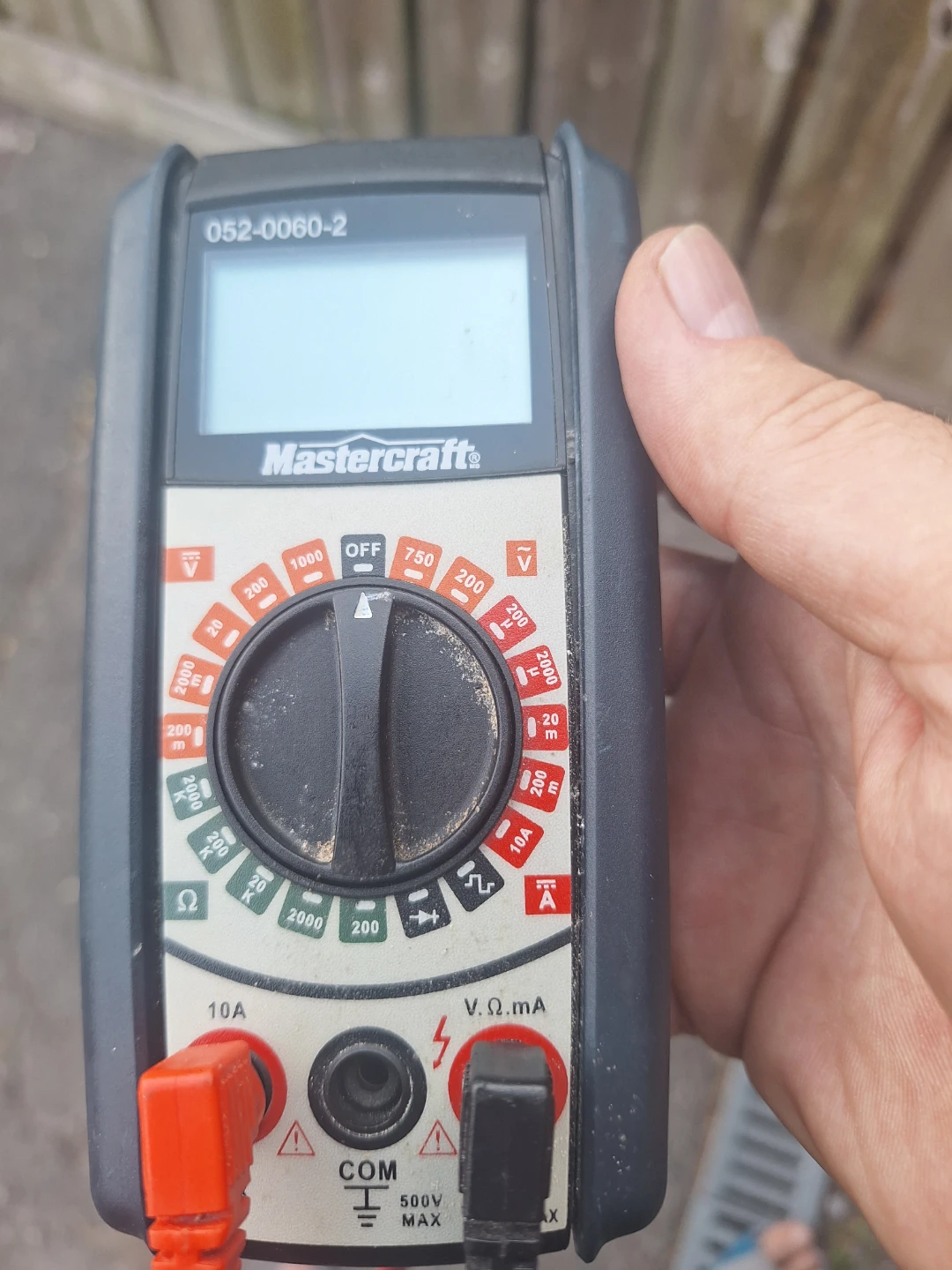 Mastercraft Multimeter 052-0060-2