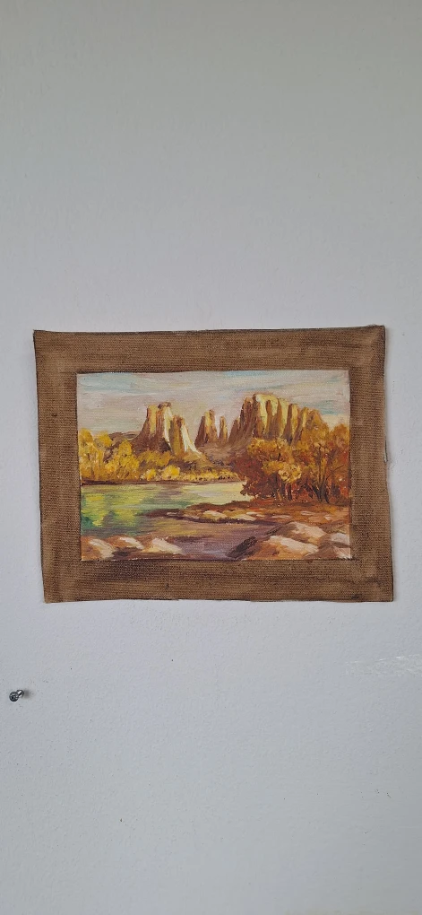 Vintage Landscape Oil Painting - photo 2