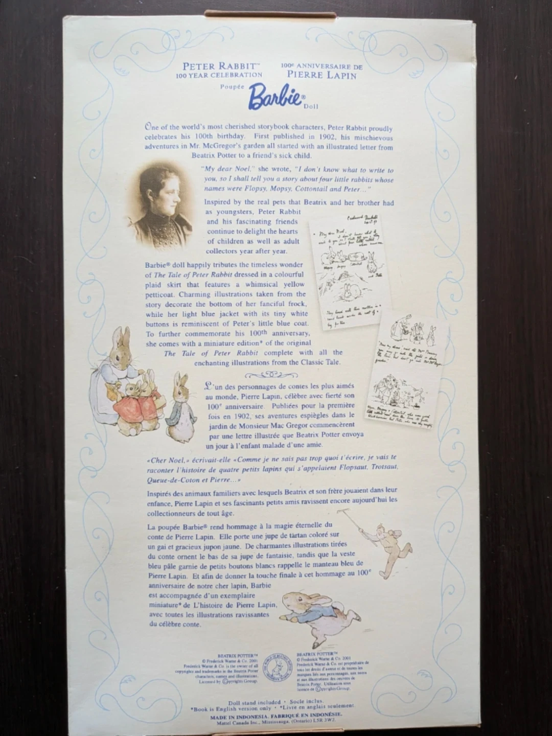 Peter Rabbit Collector Barbie (2001) - photo 2