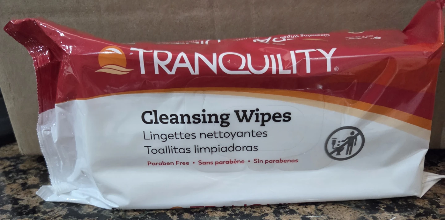 Tranquility Cleansing Wipes - 56 Count