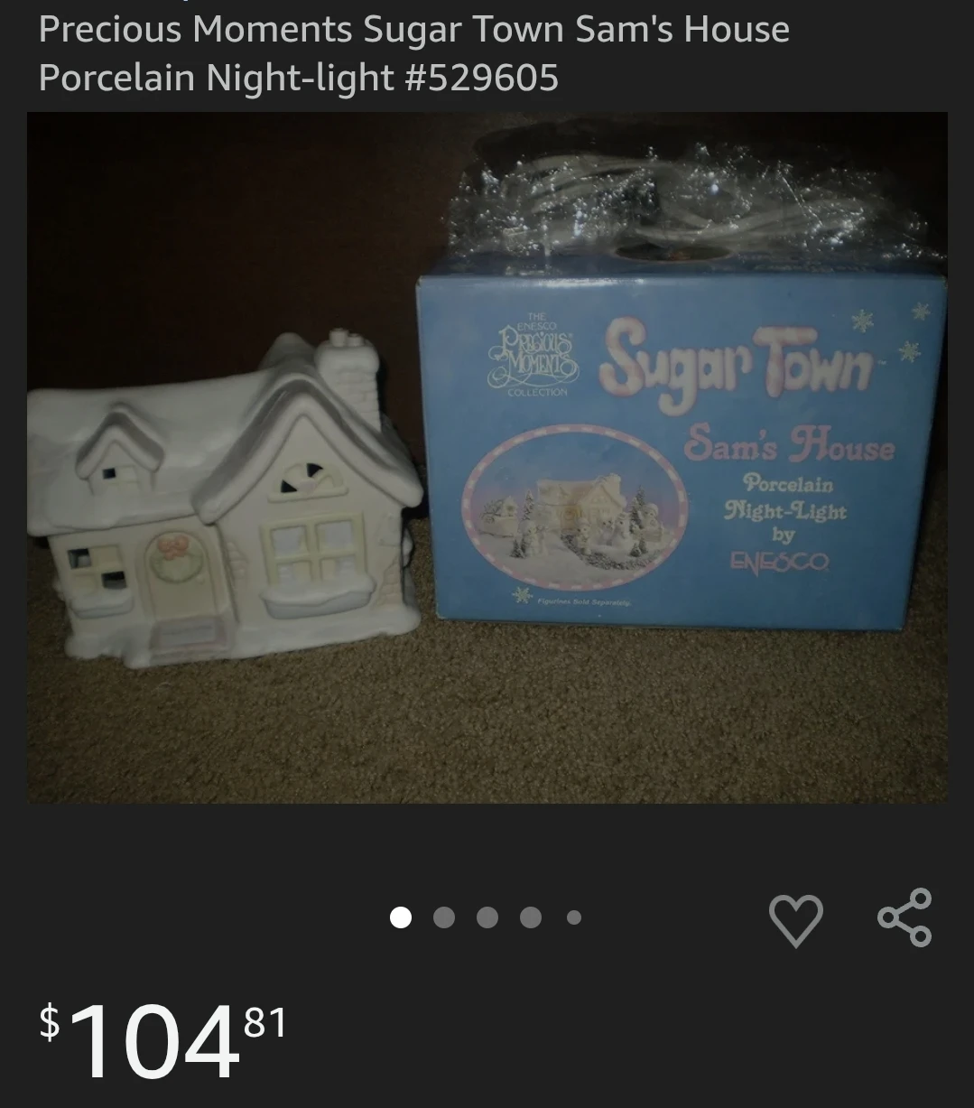 Precious Moments Sugar Town Sam's Night-light #529605