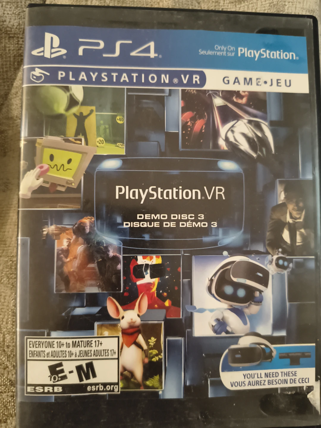 PlayStation VR Demo Disc 3 PS4 Game